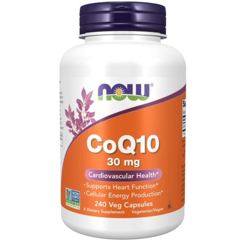 NOW CoQ10 30mg, 240 Veg Capsules